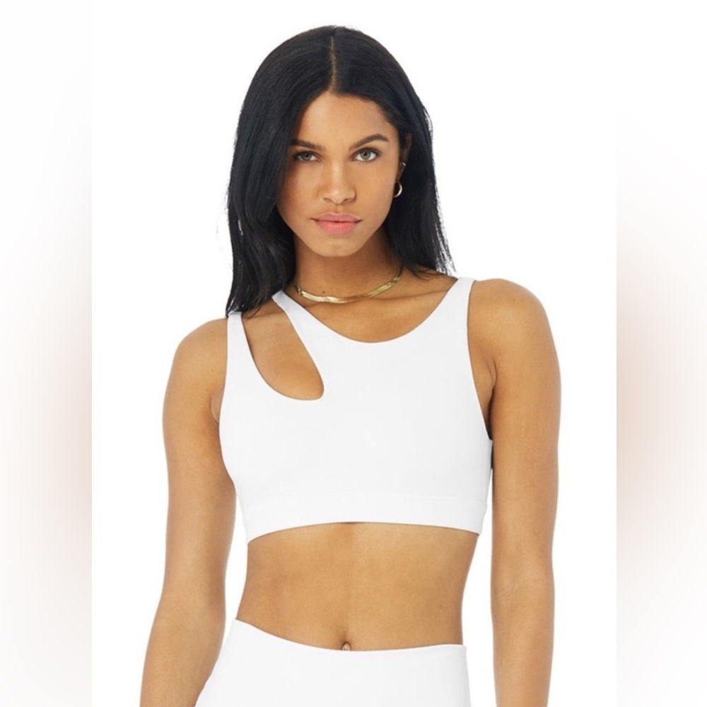 ALO Yoga White Sports Bra